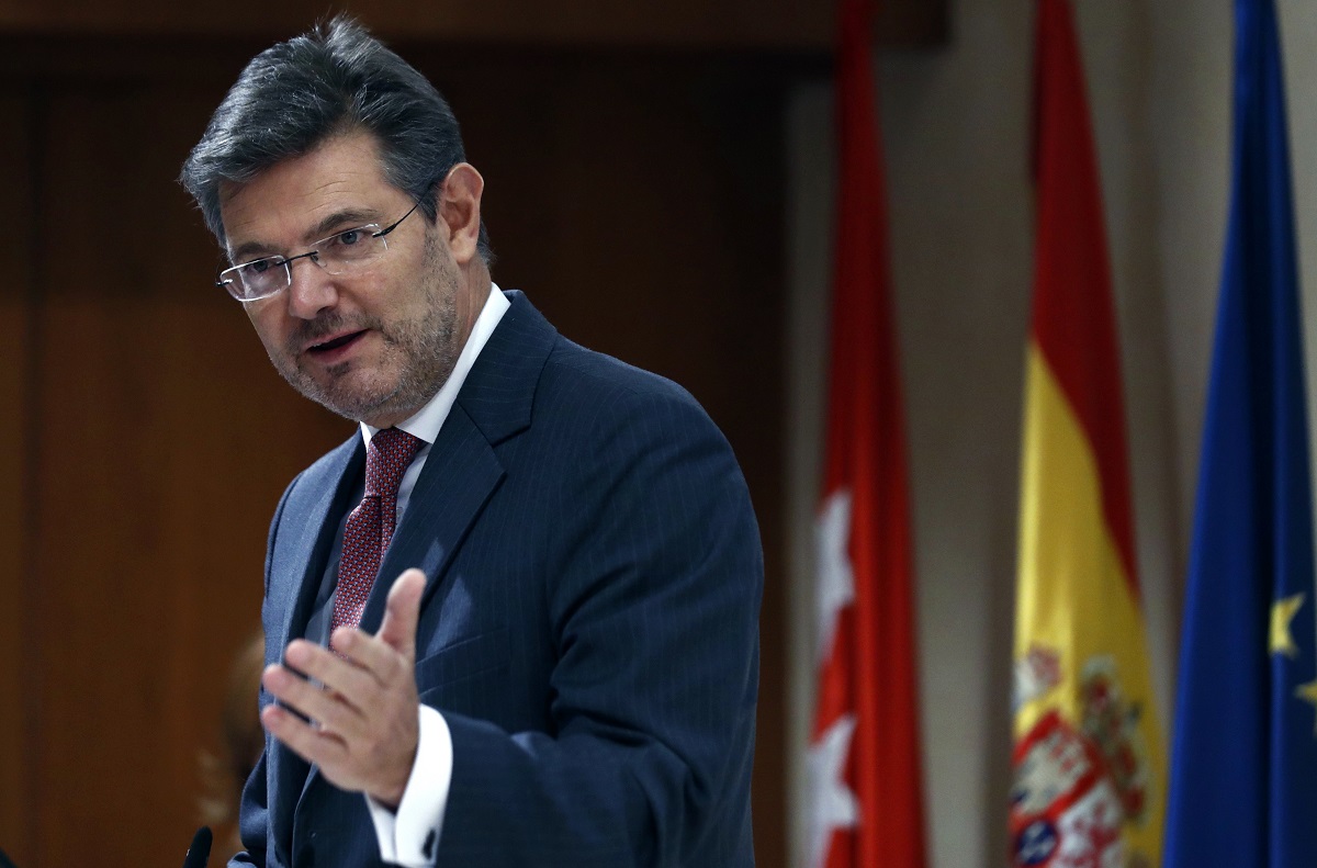 El ministro de Justicia, Rafael Catalá.