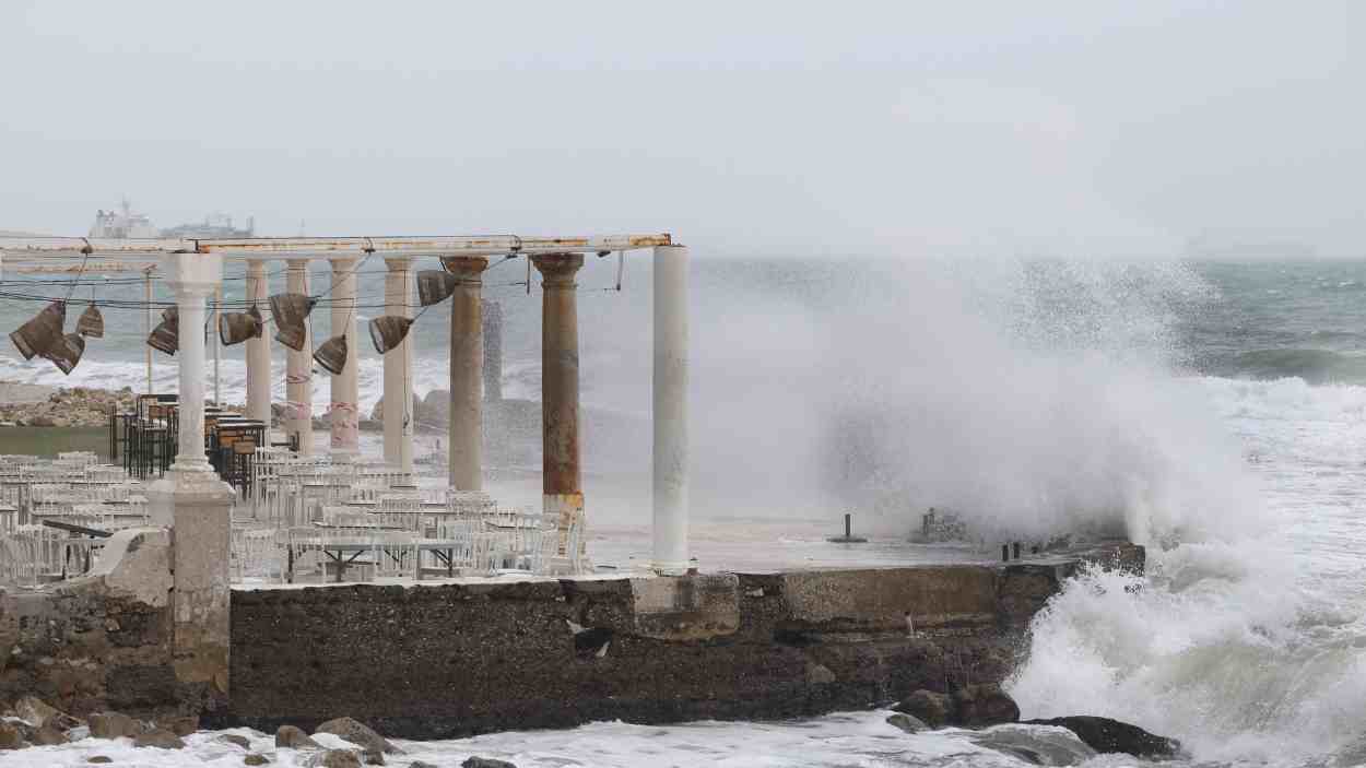 Incidencias en Torremolinos por el temporal. EP