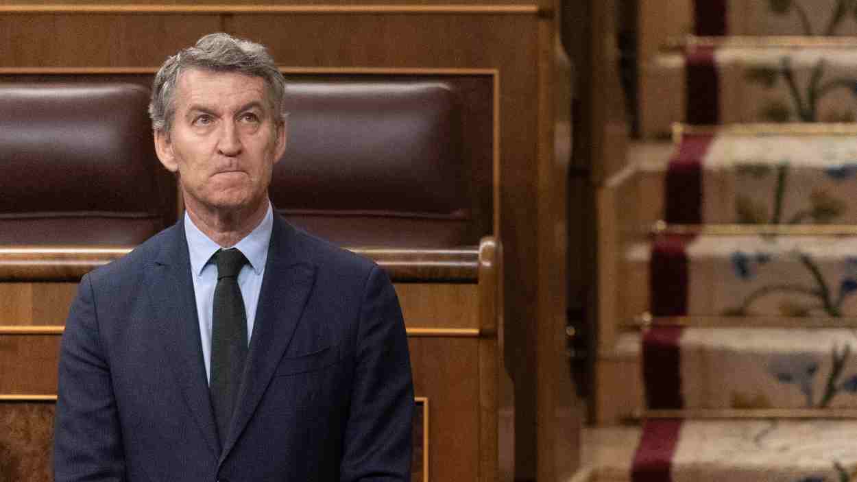 Feijóo en el Congreso. EP