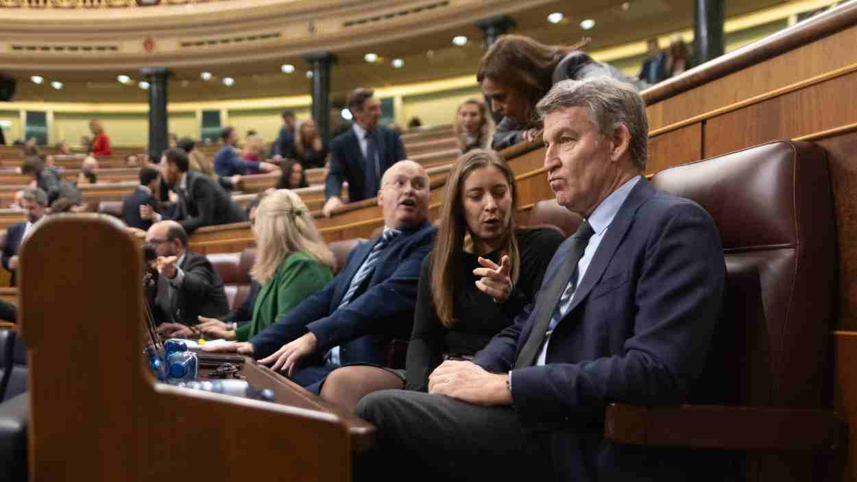 La imagen de la vergüenza del PP en el Congreso. Europa Press