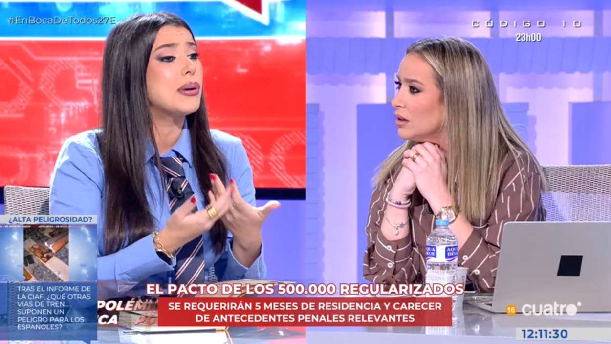 Sarah Santaolalla y Teresa Gómez