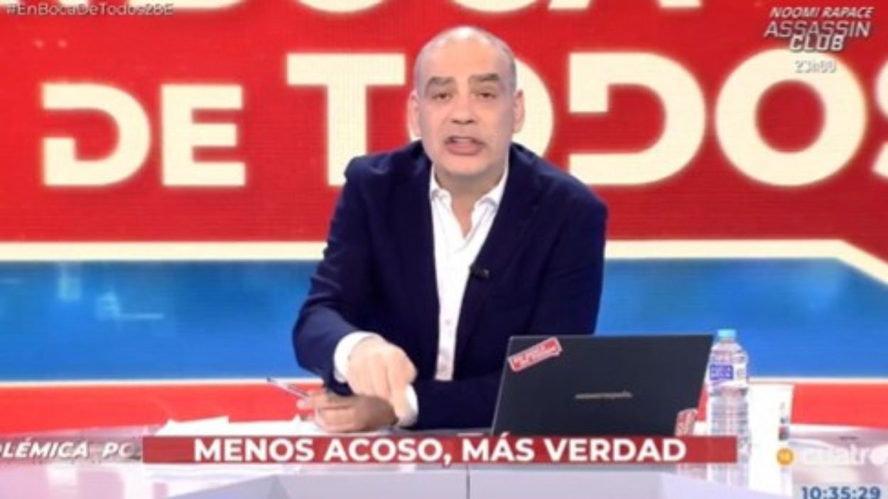 Nacho Abad en 'En boca de todos'. Mediaset 