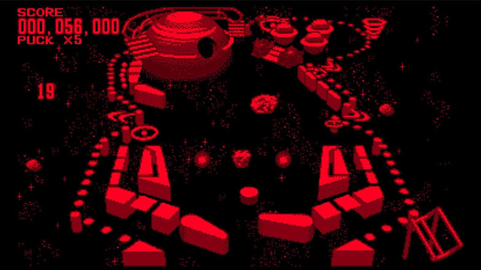 El juego de Virtual Boy Galactic Pinball