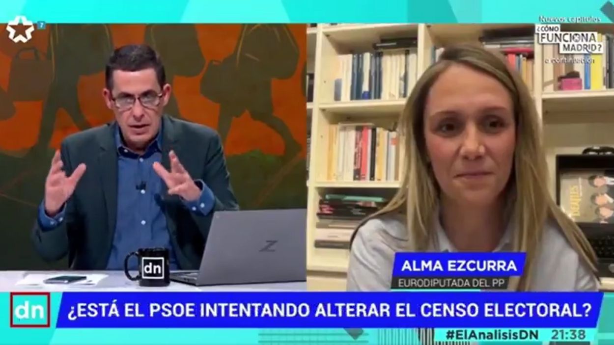 Fotograma del programa 'Análisis: Diario de la Noche'. Telemadrid