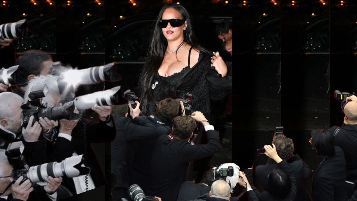 Rihanna en el restaurante Lapérouse