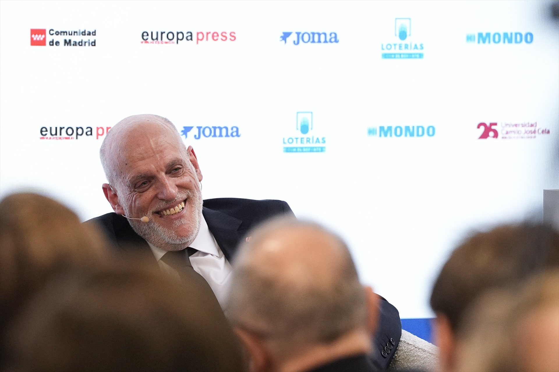 Javier Tebas durante un desayuno informativo| EP