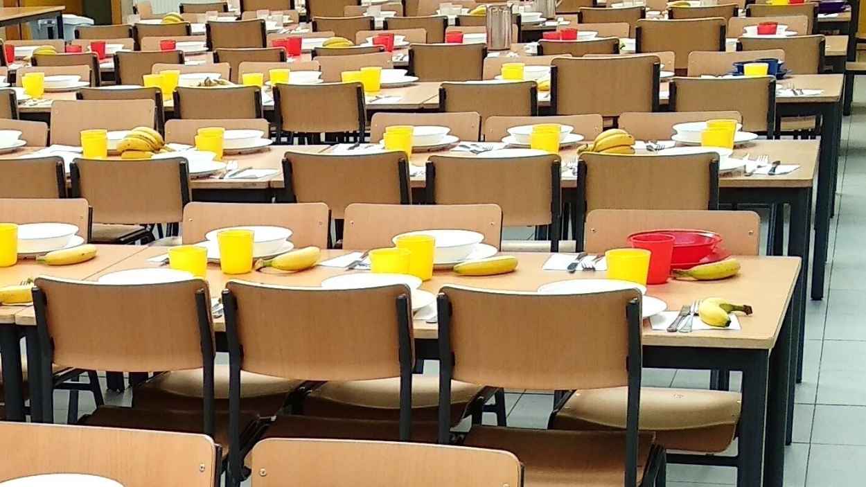 Imagen de recurso de un comedor escolar. EP/Archivo.