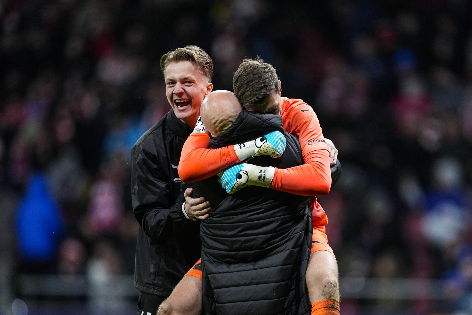 Jugadores del Bodo Glimt celebrando su pase a la siguiente fase| EP