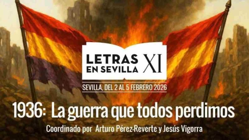 Cartel anunciador de las jornadas de Cajasol en Sevilla finalmente suspendidas.