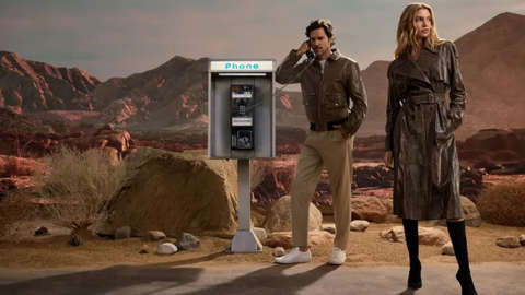 Matt Bomer y Stella Maxwell x MACKAGE