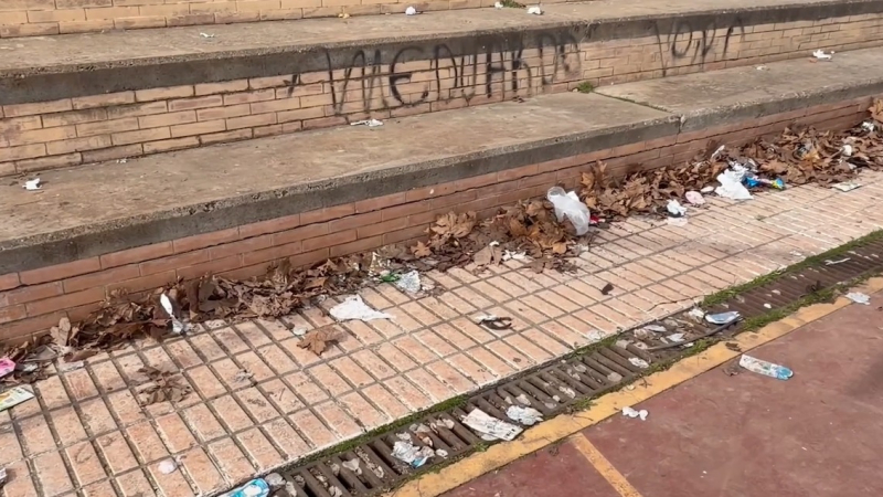 Patio de recreo del IES Néstor Almendros de Tomares (Sevilla) 