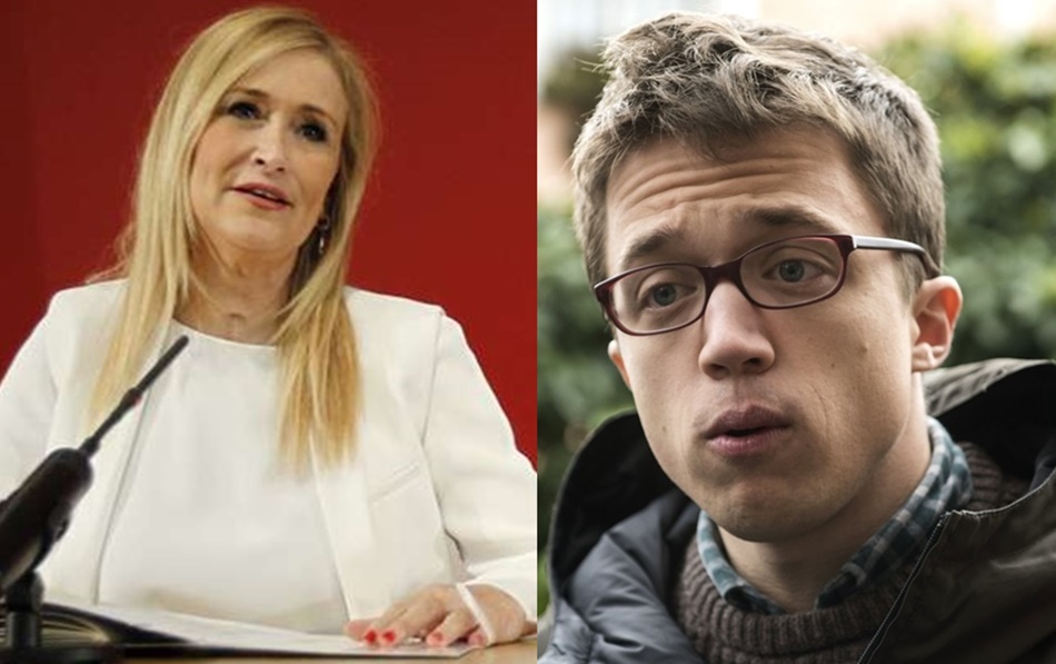 Cristina Cifuentes e Íñigo Errejón se enzarzan en Twitter 