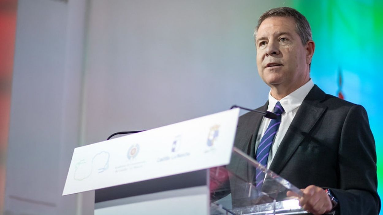 Emiliano García-Page, presidente de Castilla-La Mancha. JCCM.