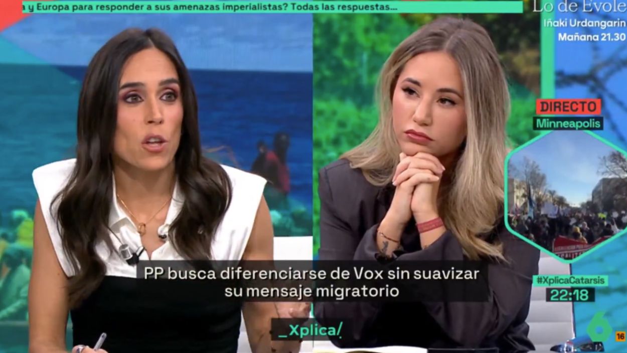 Pilar Velasco destroza los bulos de Noelia Núñez sobre la regularización de migrantes. LaSexta Xplica. 