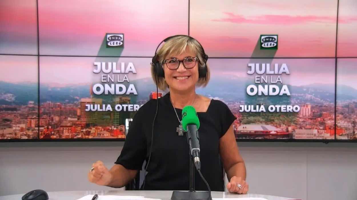 La periodista Julia Otero en su programa ‘Julia en la Onda’. Onda Cero