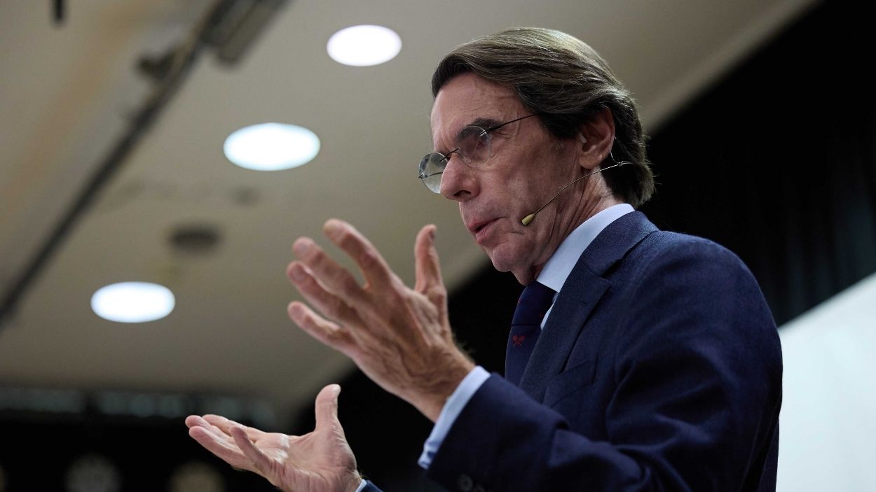 El expresidente del Gobierno español José María Aznar. EP/Archivo.