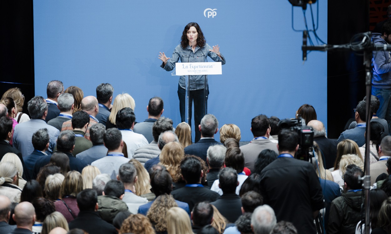 La presidenta de la Comunidad de Madrid, Isabel Díaz Ayuso. EP
