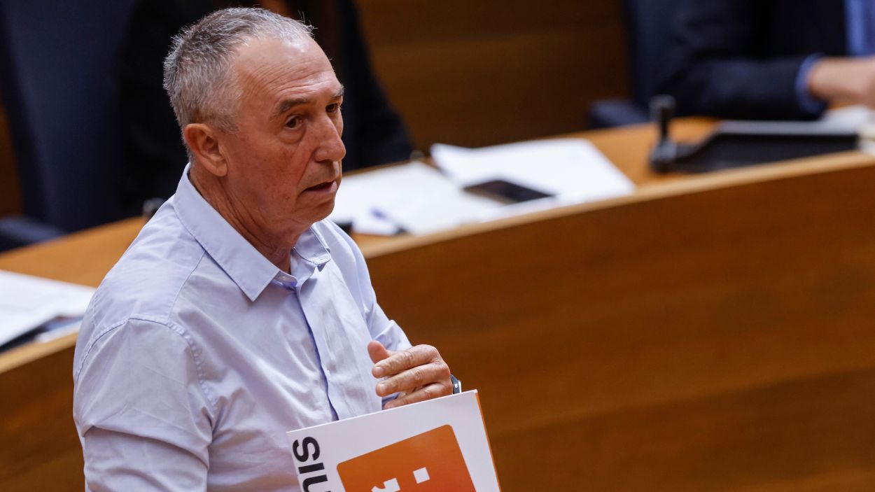 El portavoz de Compromís en Les Corts, Joan Baldoví. EP.