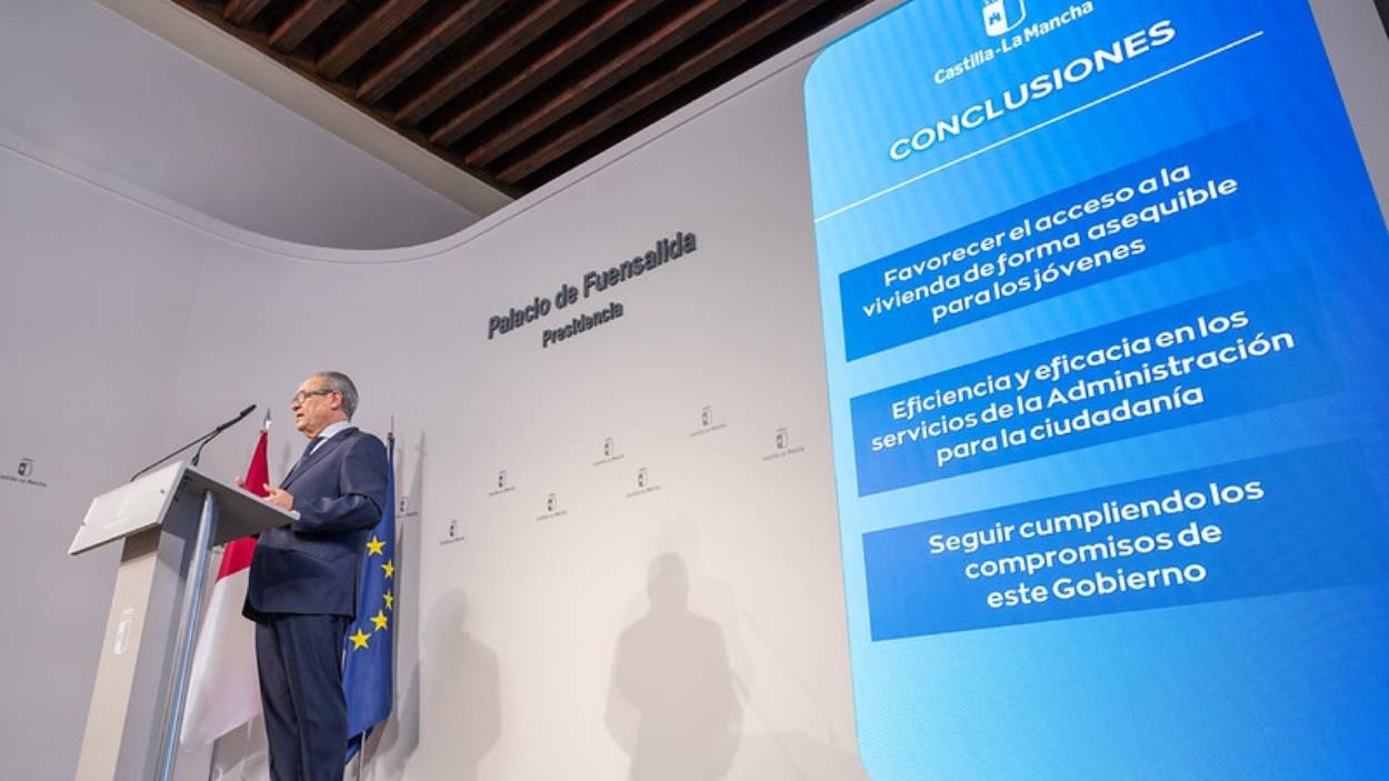 Juan Alfonso Ruiz Molina, consejero de Hacienda y Administraciones Públicas. JCCM.