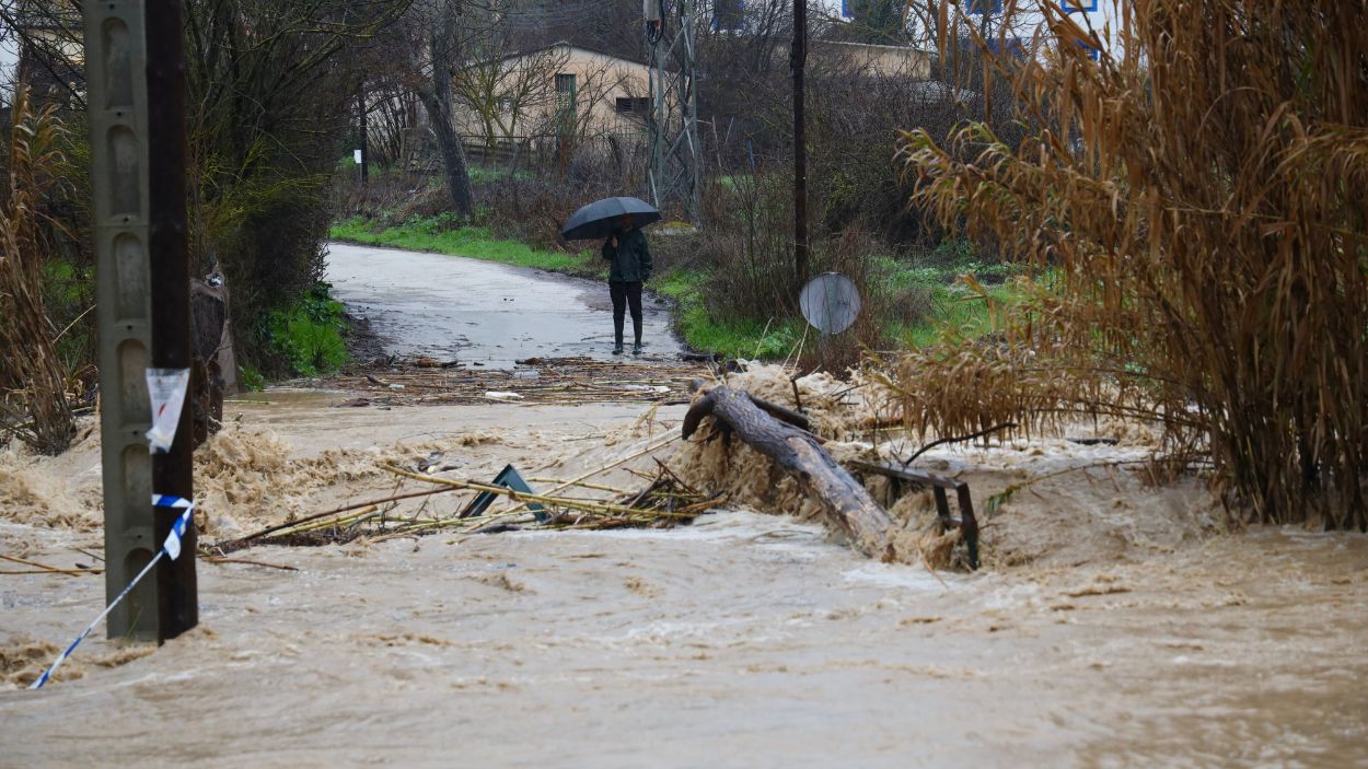 Paso de la borrasca Leonardo por Ronda (Málaga) / EP