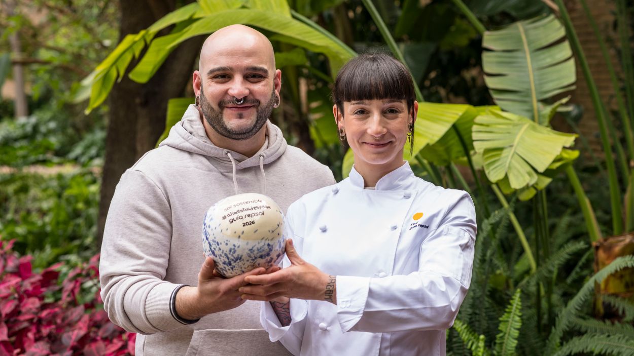 Bruno e Iris Jordán, de Ansils (Huesca), premio Sol Sostenible #AlimentosdEspaña 2026 en la categoría de Un Sol