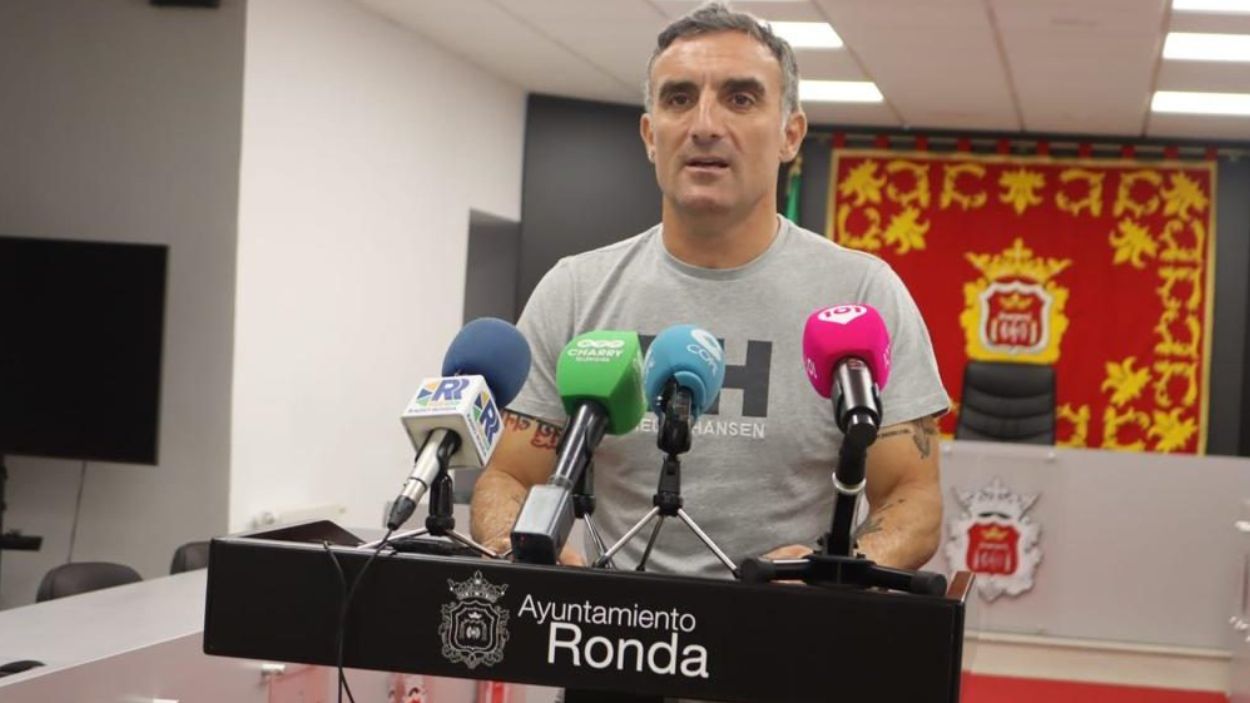 El concejal de Deportes del Partido Popular en Ronda, Bernardo Crespo. Ayuntamiento de Ronda.