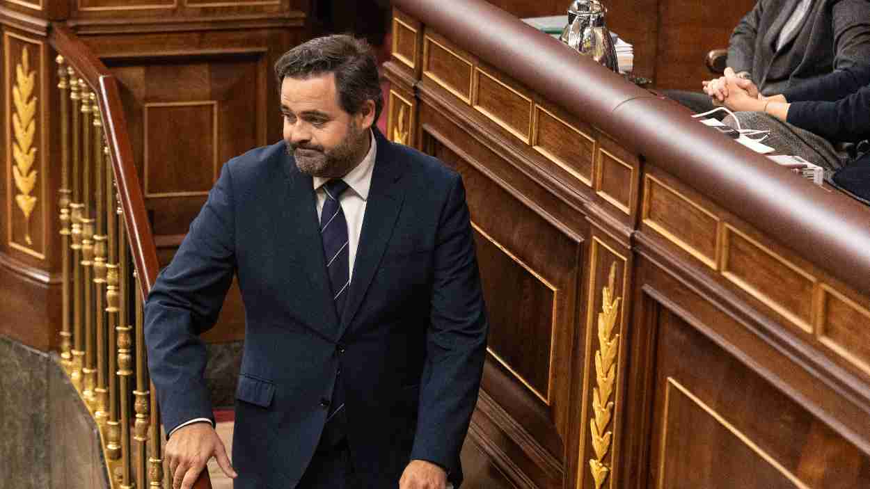 Paco Núñez en el Congreso de los Diputados defendiendo el Estatuto de Autonomía. Archivo EP.