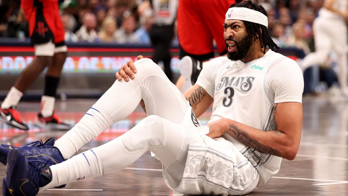 Anthony Davis tras una lesión| NBA