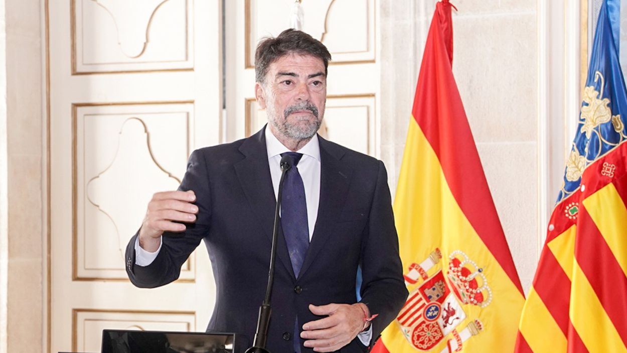 El alcalde de Alicante, Luis Barcala, en una imagen de archivo. EP.