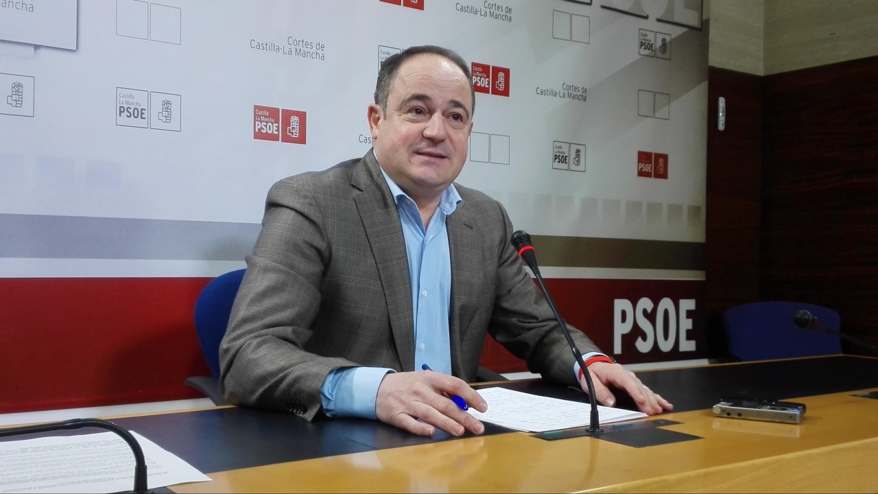 El diputado del PSOE de Castilla-La Mancha Emilio Saez.