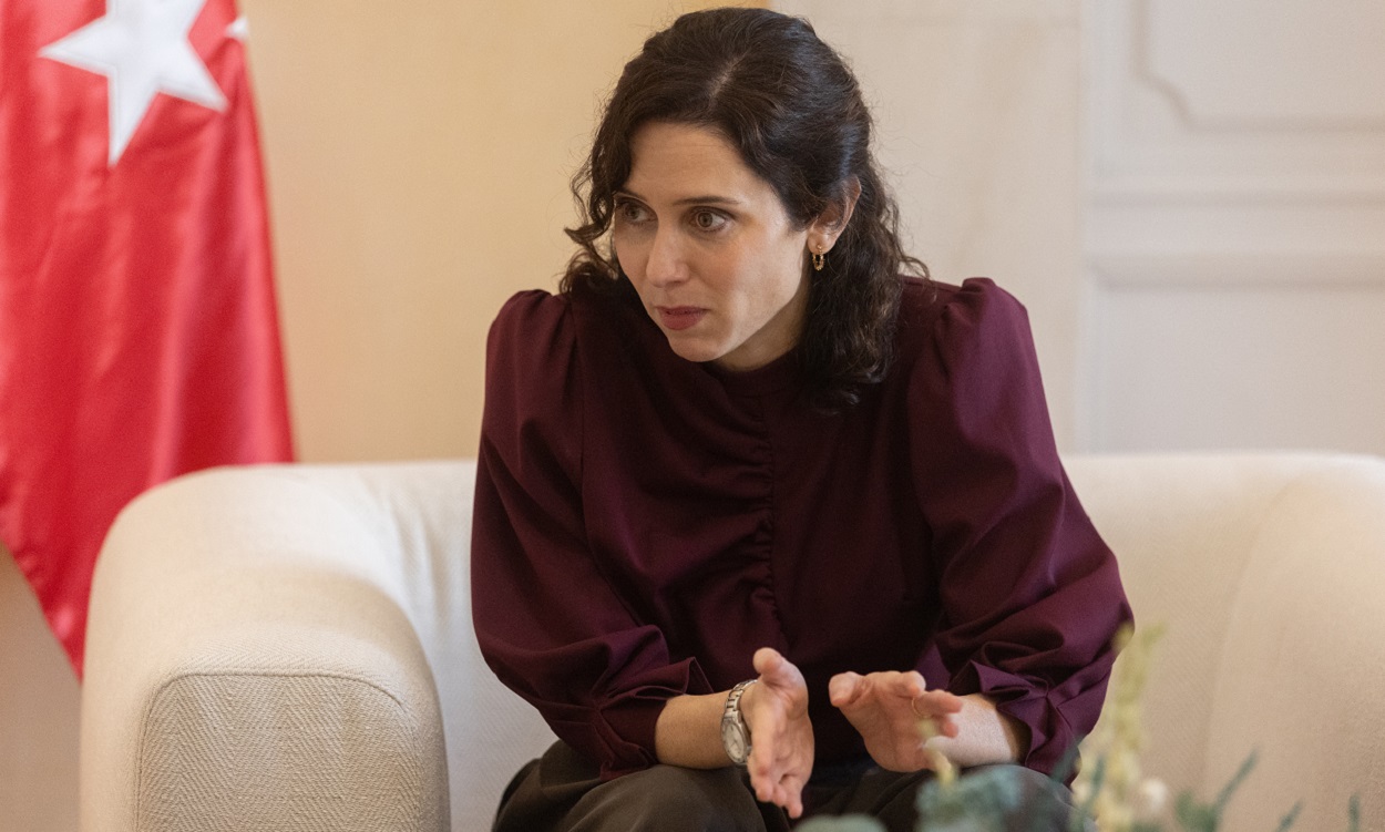 La presidenta de la Comunidad de Madrid, Isabel Díaz Ayuso. EP