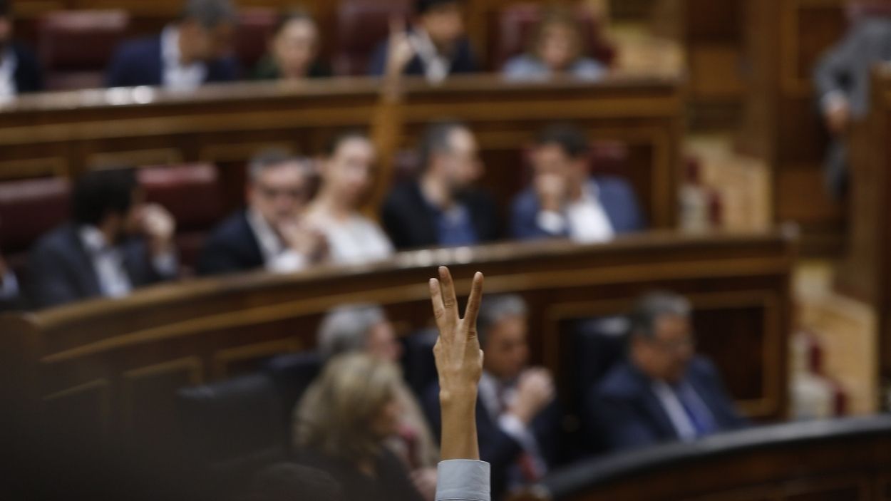 Votación en el Congreso. EP/Archivo.