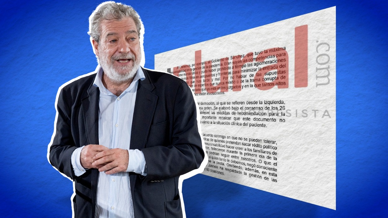 El jefe de gabinete de Isabel Díaz Ayuso, Miguel Ángel Rodríguez. Jesús Olmedo (Montaje propio)