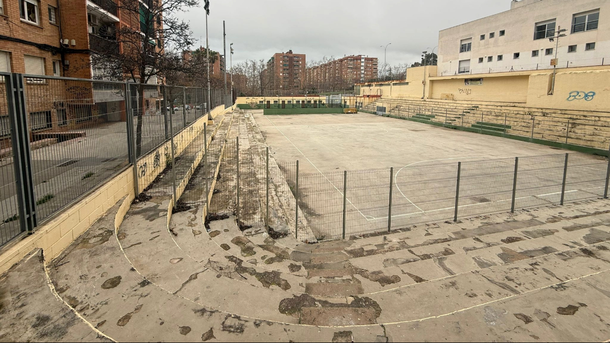 Polideportivo del barrio de Badalona de Nova Lloreda Nord