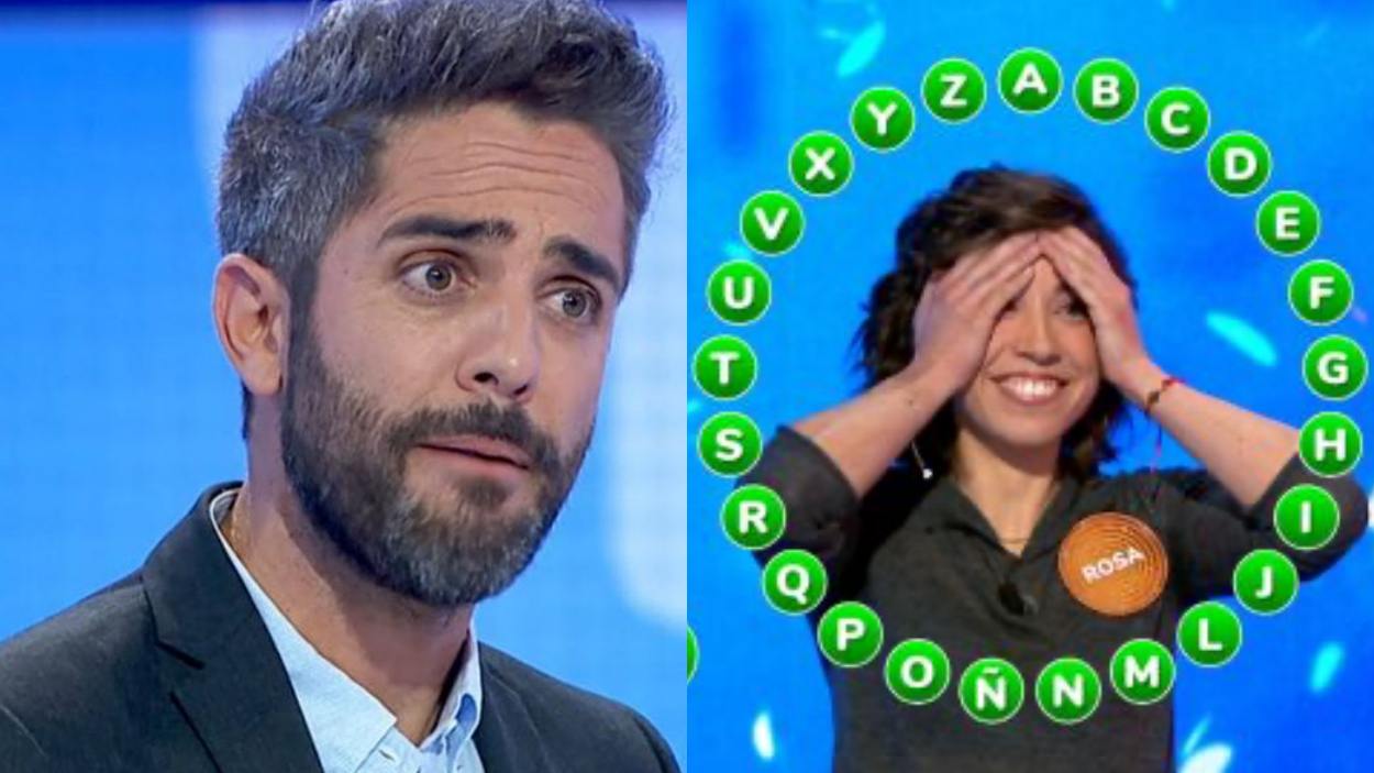 Roberto Leal y Rosa Rodríguez en 'Pasapalabra'