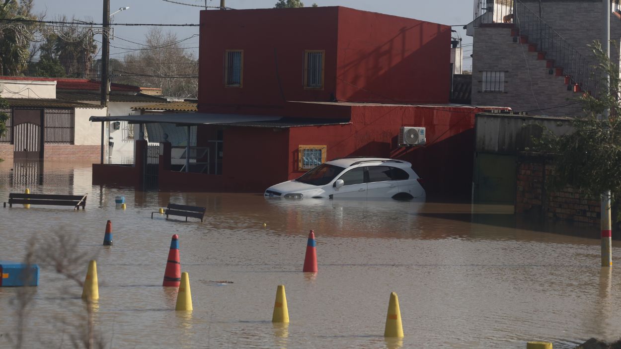 El temporal provoca más de 9.500 incidencias en Andalucía. EP.
