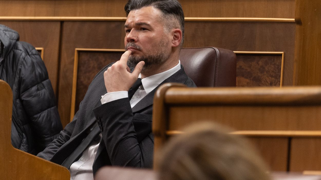 El diputado de ERC, Gabriel Rufián. EP.