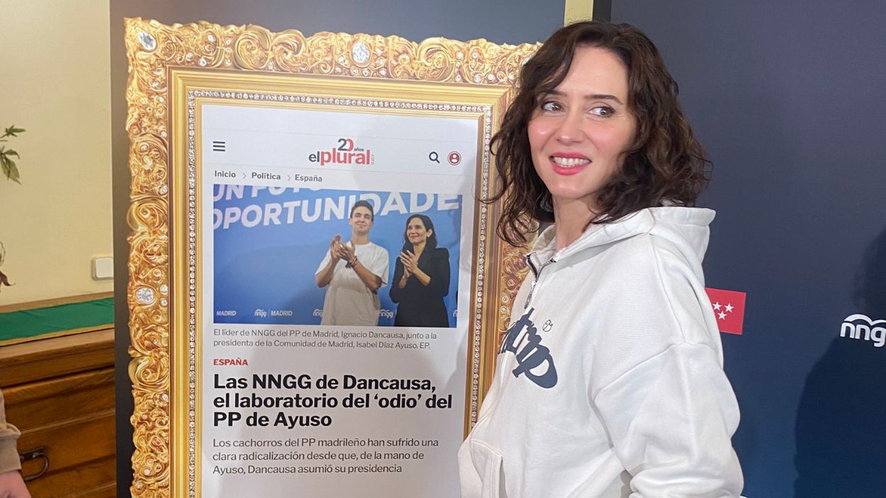 Isabel Díaz Ayuso en el acto III Academia de la Juventud Madrileña. Redes sociales