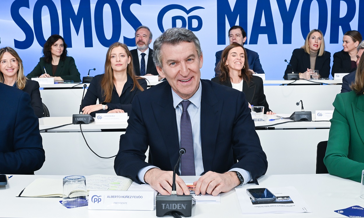 El líder del PP, Alberto Núñez Feijóo. EP