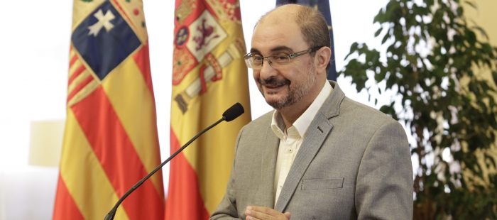 El presidente de Aragón, Javier Lambán.