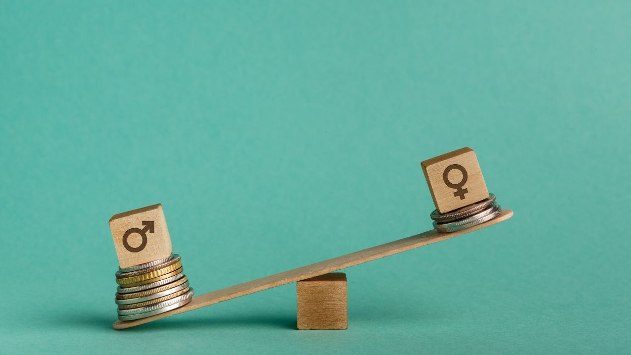 Imagen de recurso de la brecha salarial entre hombres y mujeres. Canva.