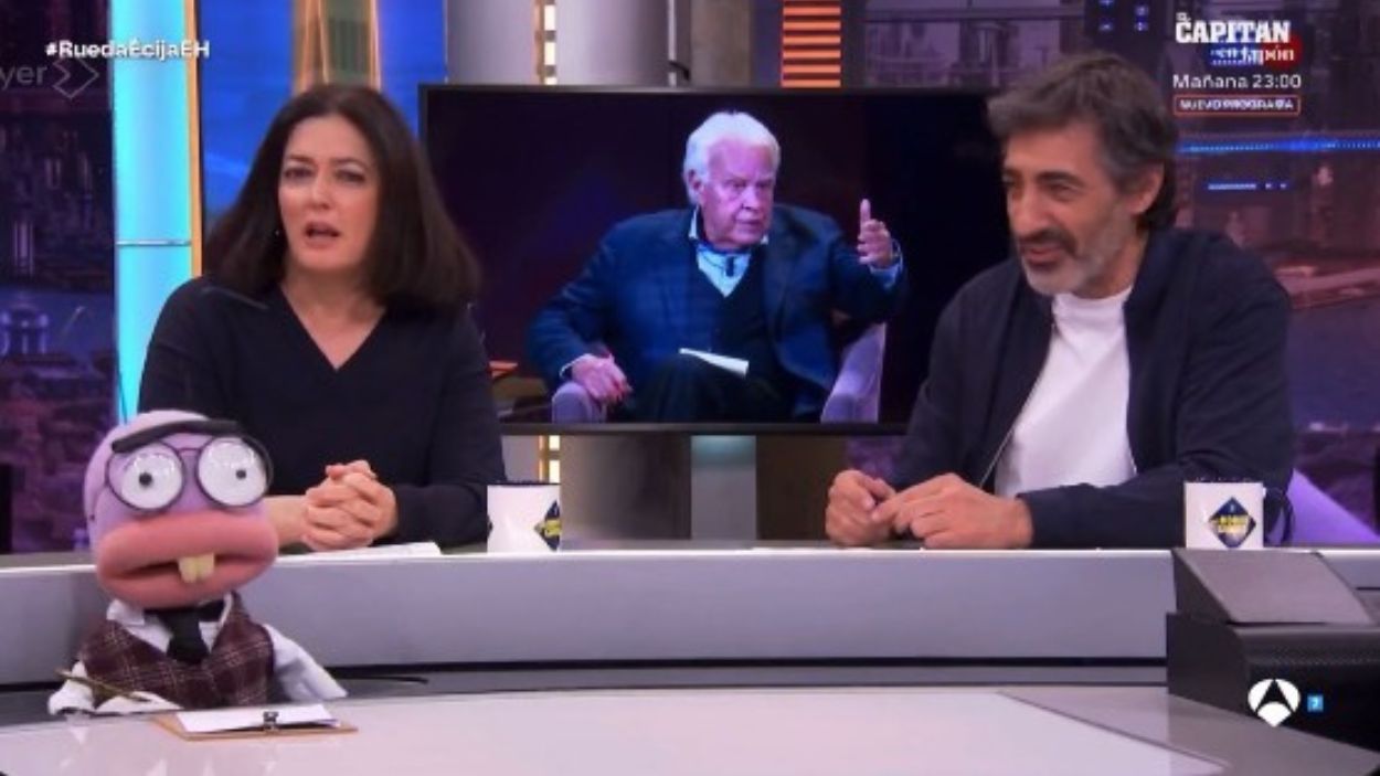 Rosa Belmonte y Juan del Val en 'El Hormiguero'. Atresmedia