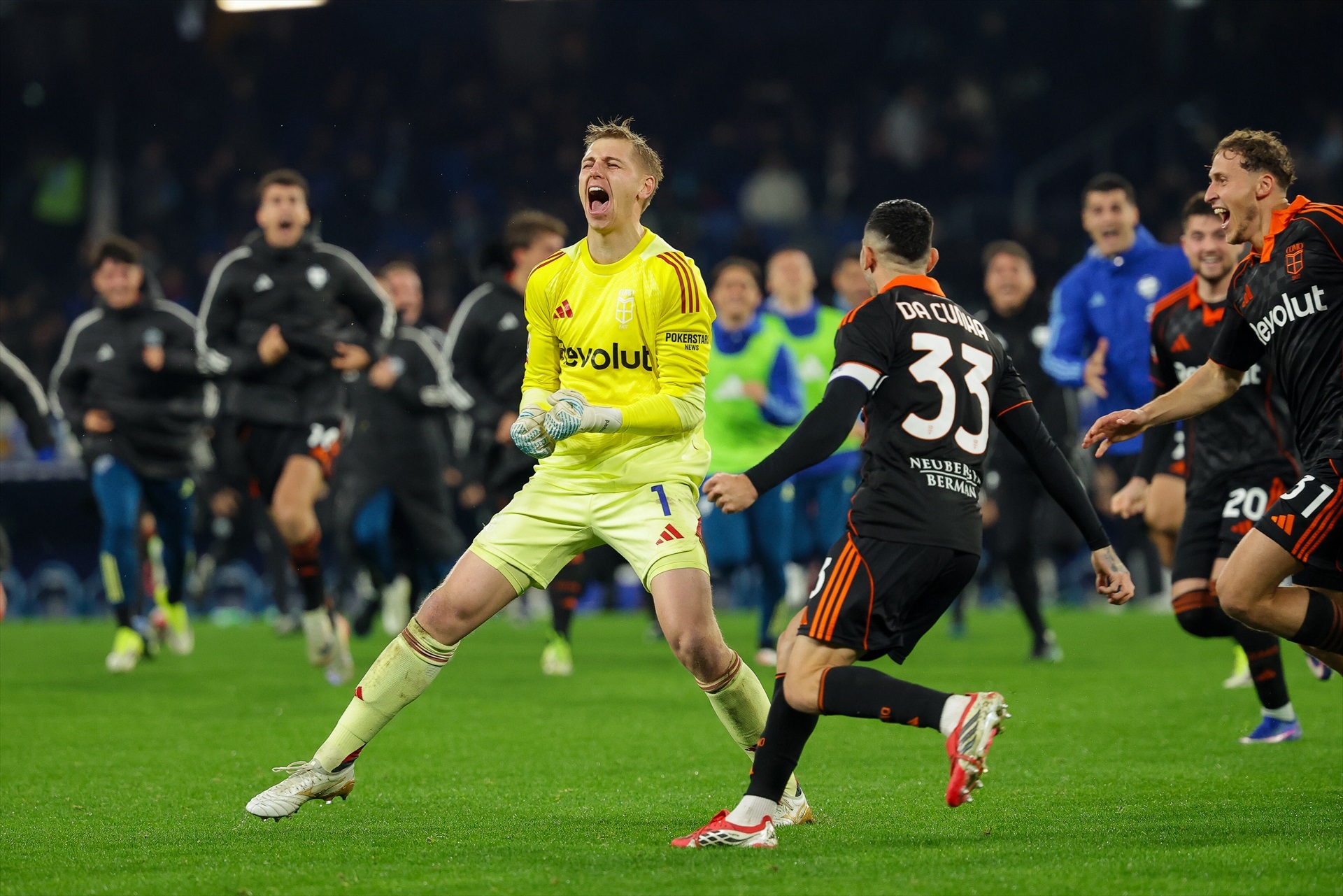 El Como tras pasar a la siguiente fase de la Copa Italia| EP