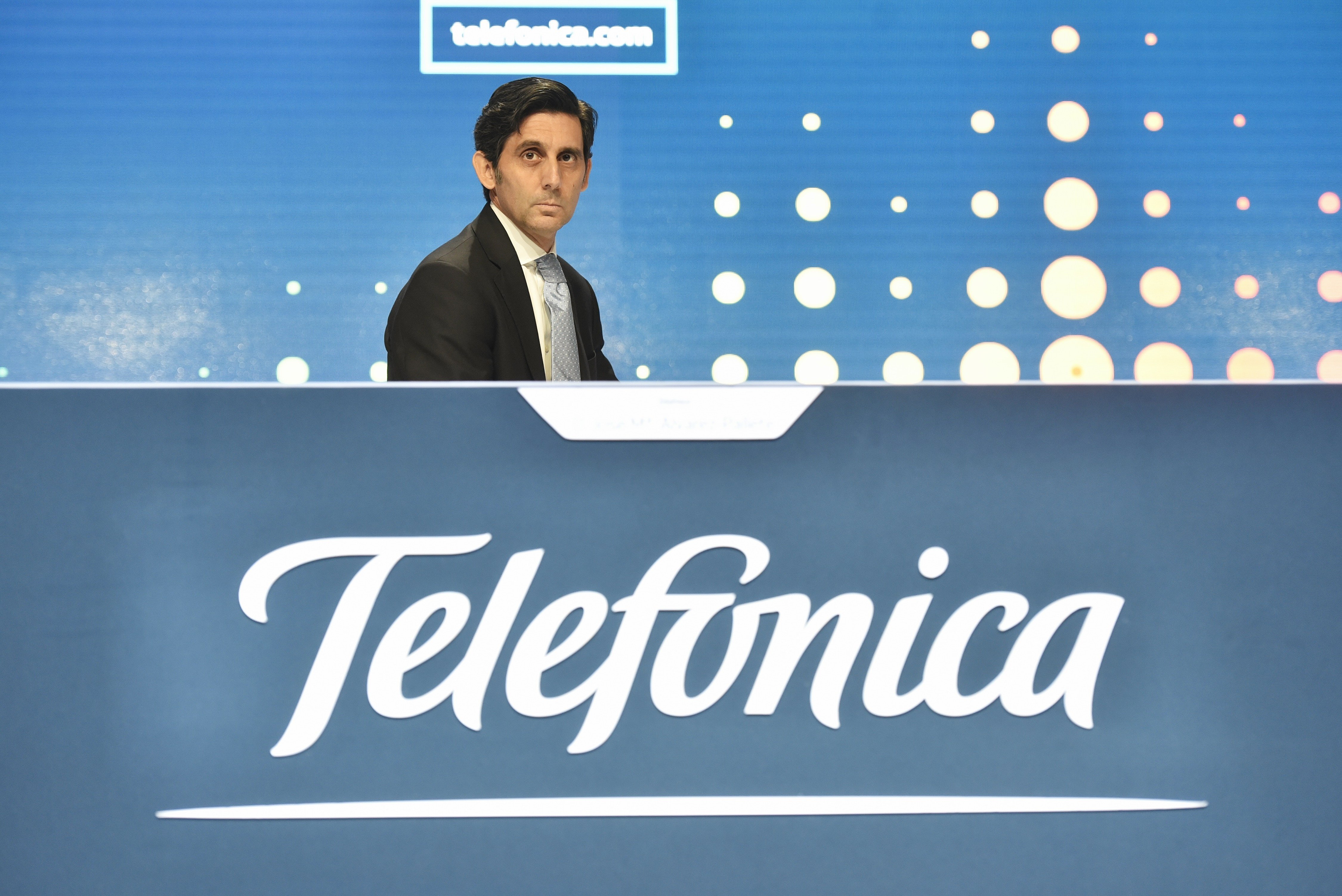 Telefónica aspira a crecer en resultados y generación de caja en 2017. El presidente de Telefonica, José Maria Álvarez-Pallete