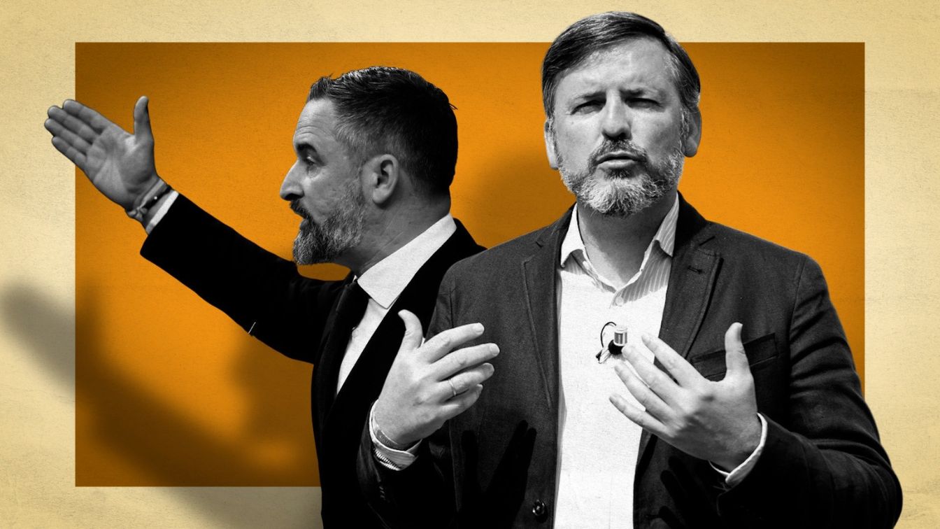 Santiago Abascal e Ignacio Arsuaga. Montaje propio.