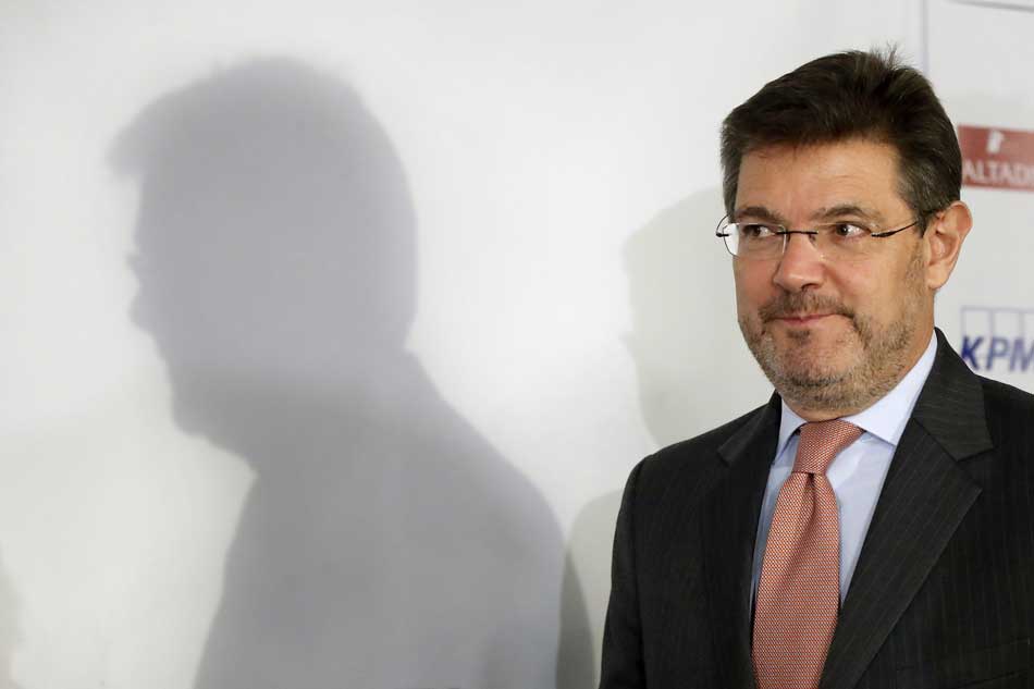 El ministro de Justicia, Rafael Catalá.