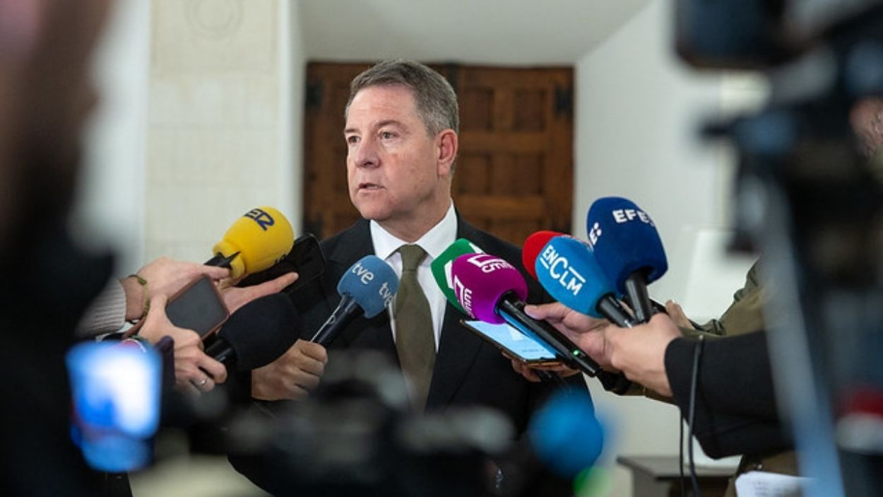 Emiliano García-Page, presidente de Castilla-La Mancha. JCCM.