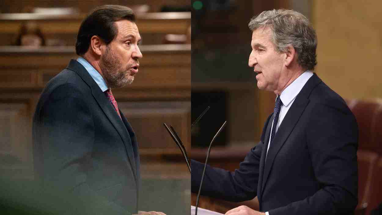 Puente retrata a Feijóo tras sus acusaciones en el Congreso