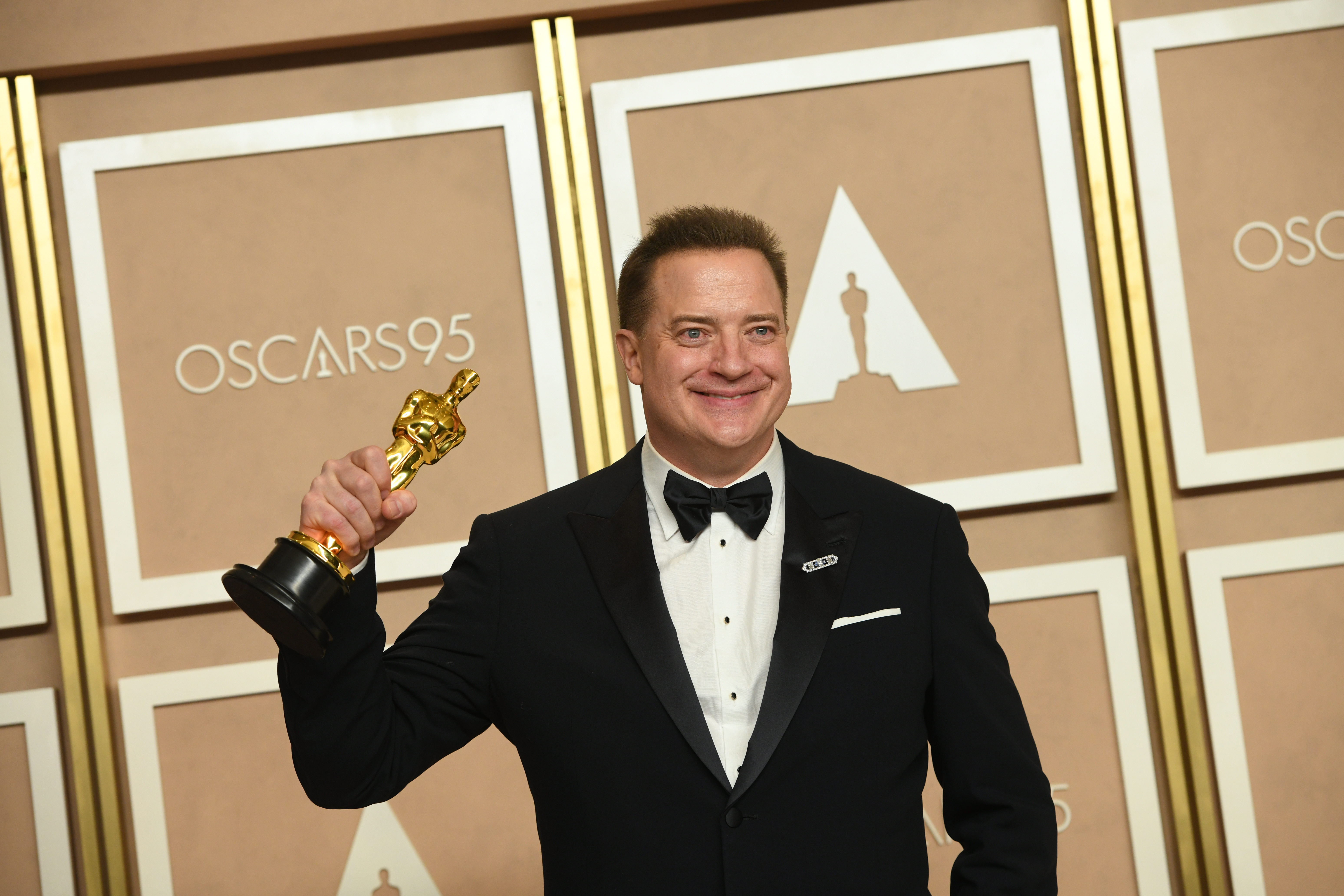 El actor Brendan Fraser en la gala 95 de los Oscar. EP