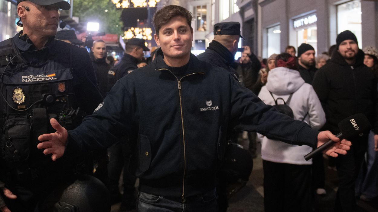 Vito Quiles en una concentración del 25N. EP